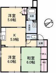 シャーメゾン西岐波 A棟の間取り画像