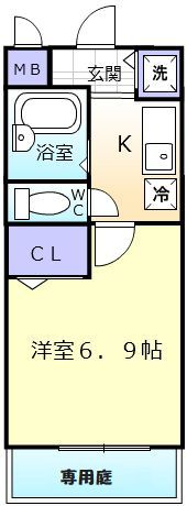 ラパス高倉台の間取り画像