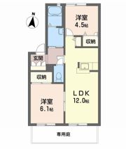 ディアス柿の木の間取り画像