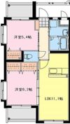 Brook’s Squareの間取り画像