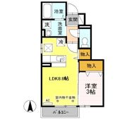 セジュールリュンヌの間取り画像