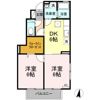 パルク オベルジーヌ Aの間取り画像