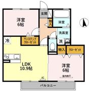 ラ メゾン デスポワ Bの間取り画像