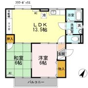 セジュール二見 Aの間取り画像
