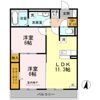 レバータ 北通の間取り画像