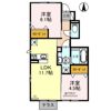 Newdorf(ﾆｭｰﾄﾞﾙﾌ)壱番館の間取り画像
