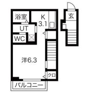 プラシード榎の間取り画像