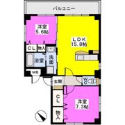 リバーサイド博多の間取り画像
