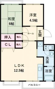 コーポ鳥山の間取り画像