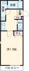 ヴィアーノ神戸上筒井通EASTの間取り画像