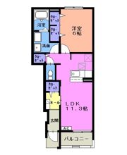 エスポワールⅠ・A棟の間取り画像