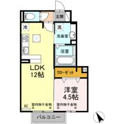 カーザ ヴィータの間取り画像