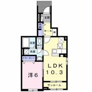 ニューウィステリアAの間取り画像
