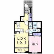 ニューウィステリアBの間取り画像