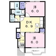 ディアコート鎌倉Ⅰの間取り画像