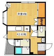 ハイツコスミオンの間取り画像