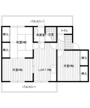 第3ハイタウン春日の間取り画像