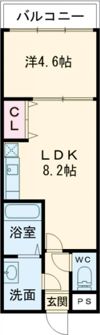 フジパレス堺鳳中I番館の間取り画像