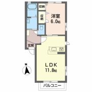 コーポフレンズの間取り画像