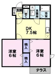 アマービリス Ⅱの間取り画像