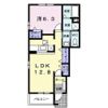 ヴィラ スクエアCの間取り画像