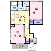 セラヴィ・ドゥの間取り画像