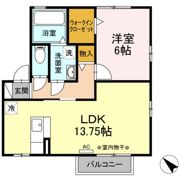 シダーフィールド Aの間取り画像