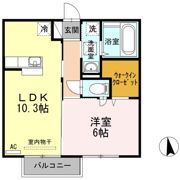 アガパンサス B棟の間取り画像
