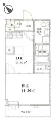 ティアラ緑が丘Ⅱの間取り画像