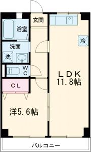 高津橋マンションの間取り画像