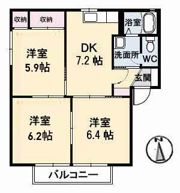 パークヒル A棟の間取り画像
