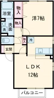 サニーウッド Bの間取り画像