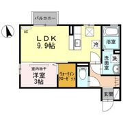 ドマーニ Aの間取り画像