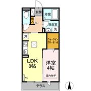 セジュールKAMI Gの間取り画像