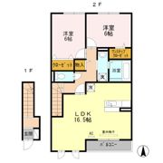 リヴェール長戸 A棟の間取り画像