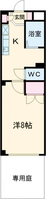 エスコート城西の間取り画像
