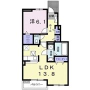 ヒルクレストⅡの間取り画像