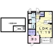 クレセント茨木の間取り画像