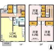 十日市アパートの間取り画像