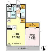 Dーroom姉体の間取り画像