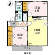 セントラルハイツ Cの間取り画像
