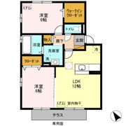 リビングタウンほたる野 Bの間取り画像