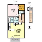 SERENO ⅱの間取り画像