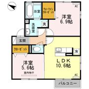 エスポワールCの間取り画像