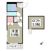 フリーダムB棟の間取り画像