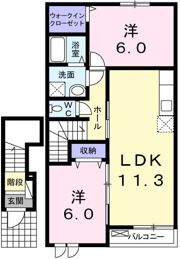 カーサフェリーチェ 弐番館の間取り画像
