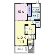 ピア六条Ⅱの間取り画像