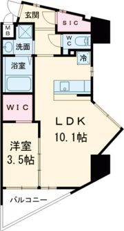 ウィングス重住の間取り画像