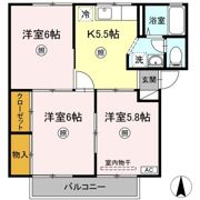 第2プレジール福田の間取り画像