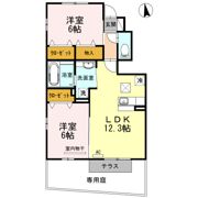 カーサアリエッタA･B･C C棟の間取り画像
